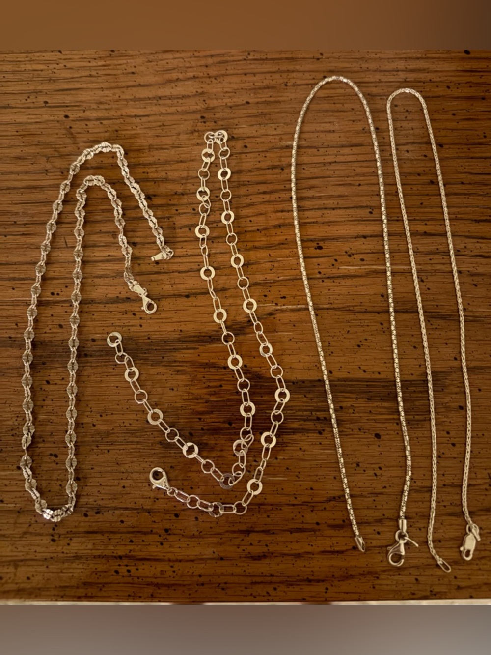 Sterling Silver Multi-Chain Necklaces